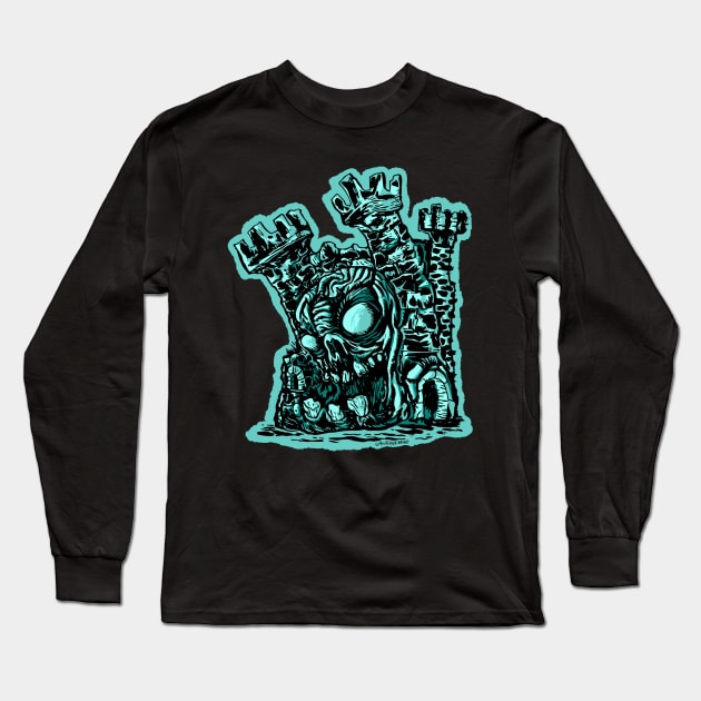 Castle Greyskull Long Sleeve T-Shirt by butcherbrand